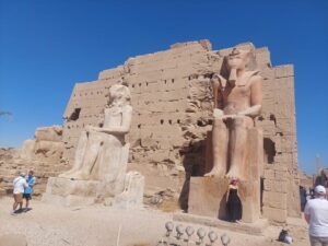 King Thutmose III statue in Karnak Temple Complex Luxor Luxury 10 Days Egypt Tours Package