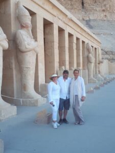 Statue of the god Osiris, Temple of Hatshepsut, Luxor Egyptian Temples