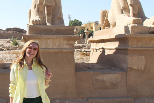 Avenue of Sphinxes Karnak Temple Luxor Small Group Luxor Tour from El Gouna by Luxury Minivan