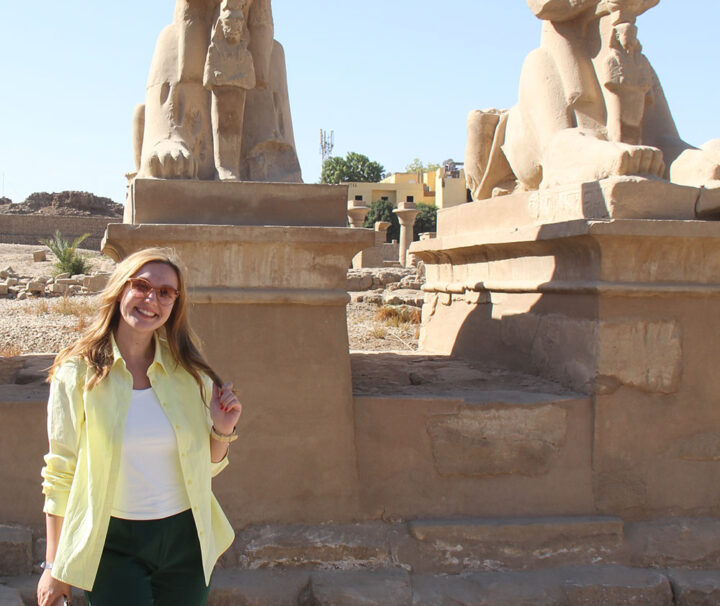 Avenue of Sphinxes Karnak Temple Luxor Small Group Luxor Tour from El Gouna by Luxury Minivan