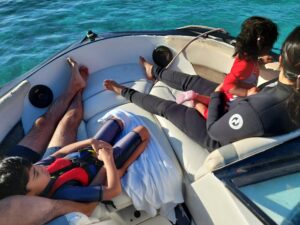 Booking Luxury Jet Boats tour to Dolphin Spotting, Orange Bay, Snorkeling 6