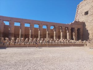 Colonnade of Columns - Pepsin Courtyard Karnak Temple