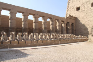 Pepsin Courtyard Karnak Temple