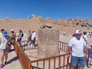 Scarab of King Amenhotep III in Karnak Temple