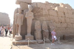 Seventh Pylon - Courtyard of the Cachette in Karnak Temple 