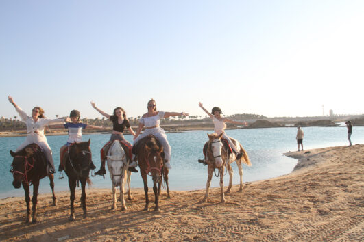 Private Sahl Hasheesh Horse Riding for Family with kids