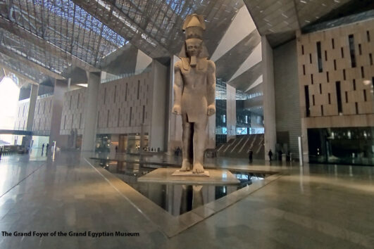 The Grand Foyer of the Grand Egyptian Museum