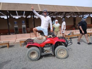 Hurghada Quad Biking Sunset Tours to Safari Sahara Bedouin Village with Camel Ride Fun in Egypt Desert Wildlife