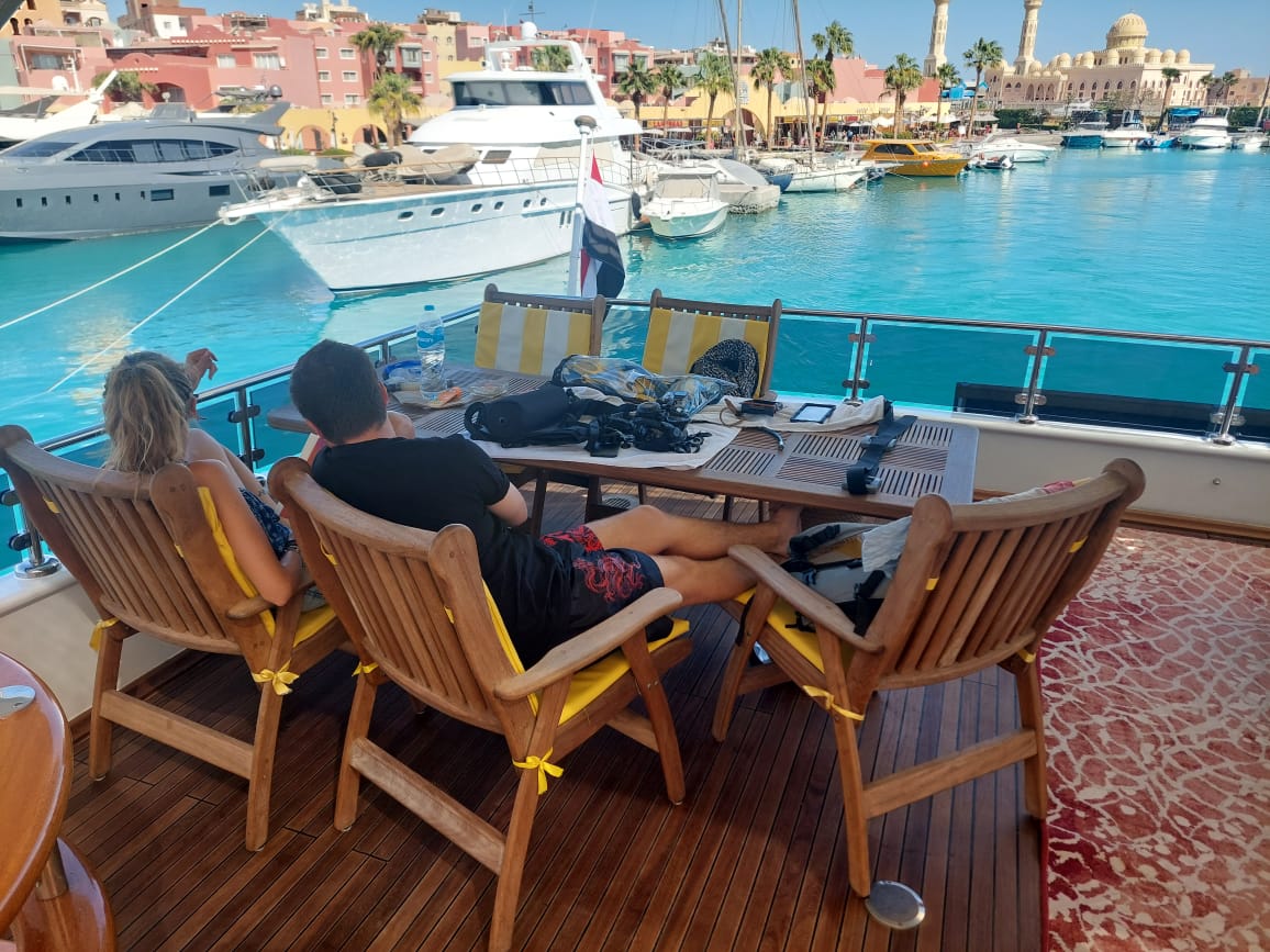 Hurghada Luxury Boat Tours to Orange bay Beach with VIP Lunch, 2 Snorkeling Spots All inclusive