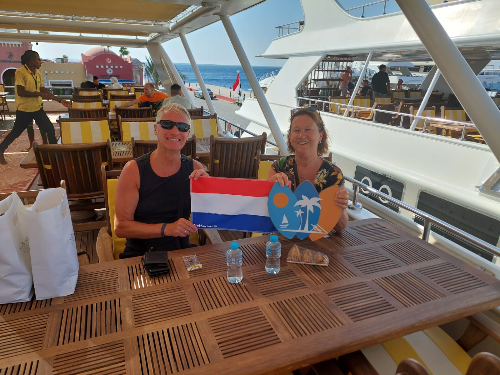 Hurghada Luxury Boat Tours to Orange bay Beach with VIP Lunch, 2 Snorkeling Spots All inclusive