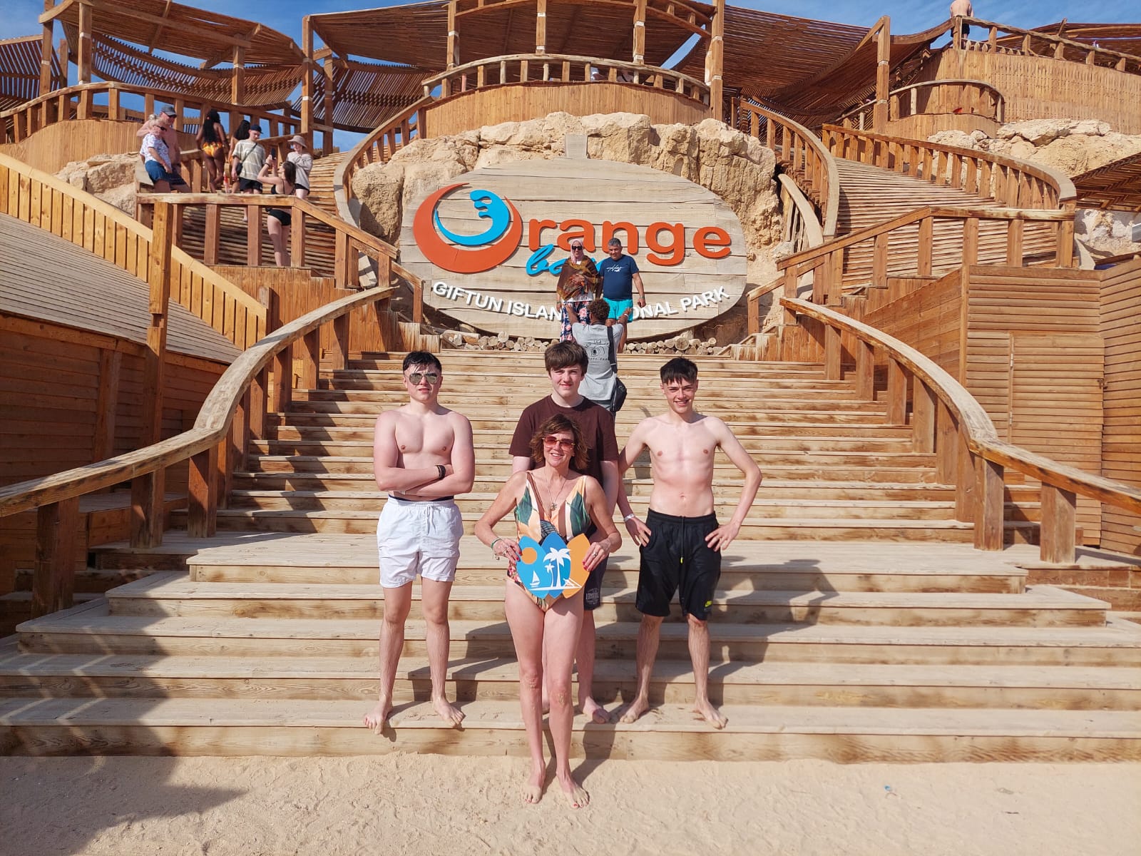 Hurghada Luxury Boat Tours to Orange bay Beach with VIP Lunch, 2 Snorkeling Spots All inclusive