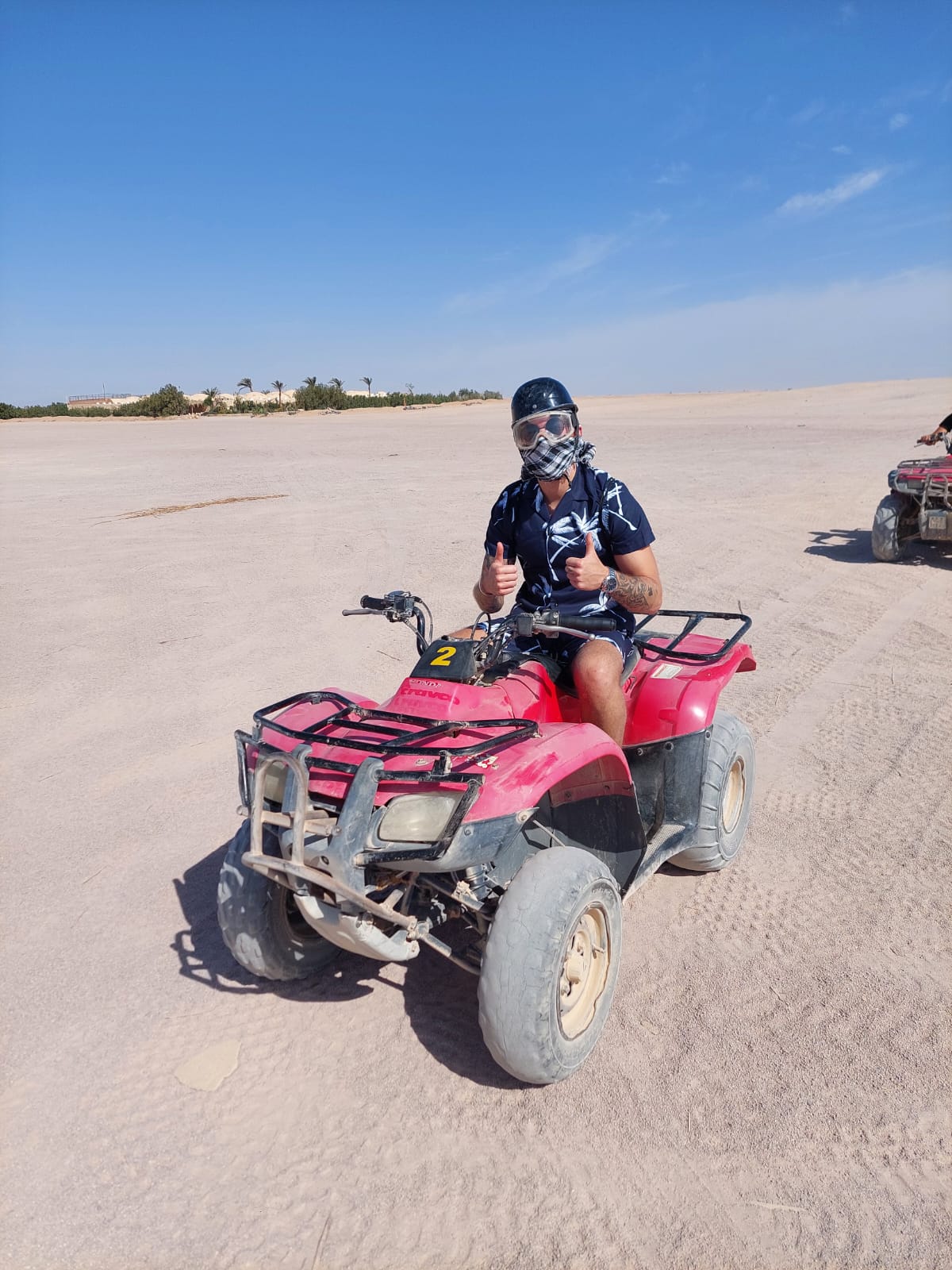 Hurghada Quad Biking Sunset Tours to Safari Sahara Bedouin Village with Camel Ride Fun