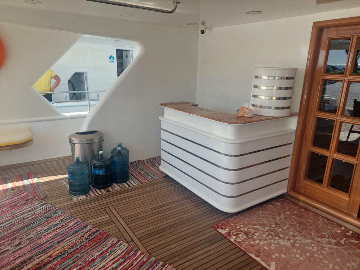 Hurghada Luxury Boat Tours to Orange bay Beach with VIP Lunch, 2 Snorkeling Spots All inclusive