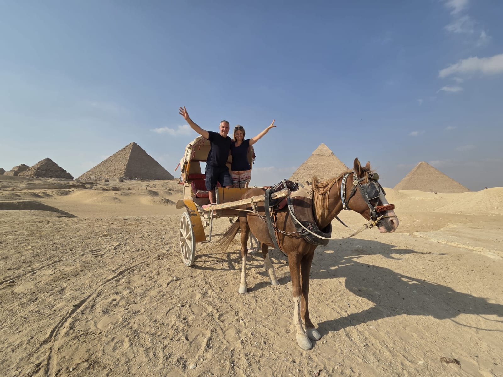 Hurghada to Grand Egyptian Museum, Pyramids and Sphinx Small-group Tours by van with Egyptologist