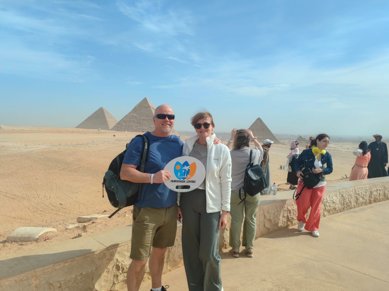 Hurghada to Grand Egyptian Museum, Pyramids and Sphinx Small-group Tours by van with Egyptologist