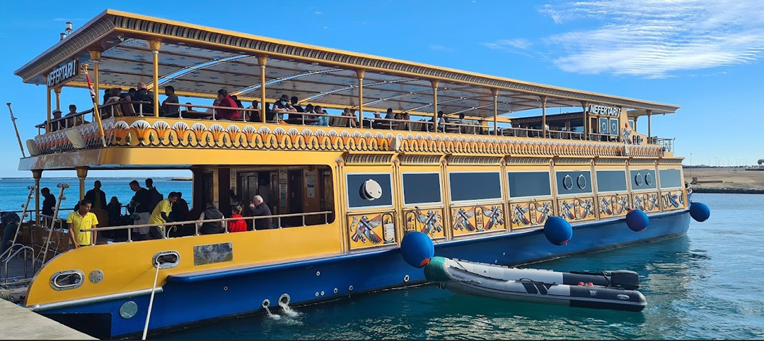 Cruise Glass Bottom Boat with Snorkeling spot 2028