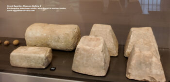106-dynasty-4,-limestone,-heit-el-ghurab,-Ancient-Egypt,-History-Pharaohs,-Grand-Egyptian-Museum,-Rectangular-limestone-anvils,-were-found-in-worker-tombs