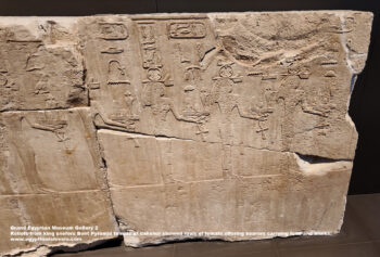 144_1-Dynasty-4,-limestone,-dahshur,-Ancient-Egypt,-History-Pharaohs,-Grand-Egyptian-Museum,-Reliefs-from-king-sneferu-Bent-Pyramid-temple,-female-offering-bearers-carrying-food,-drinks