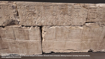 144_3-Dynasty-4,-limestone,-dahshur,-Ancient-Egypt,-History-Pharaohs,-Grand-Egyptian-Museum,-Reliefs-from-king-sneferu-Bent-Pyramid-temple,-female-offering-bearers-carrying-food,-drinks