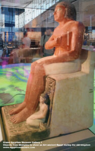 15_1-Dynasty-4,-limestone,-Tombs-in-Giza,-Memphis,-Art-ancient-Egypt-during-the-old-kingdom,-History-Pharaohs,-Grand-Egyptian-Museum