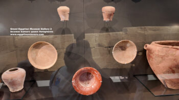161-Dynasty-4,-pottery,-giza,-Incense-burners-queen-Hetepheres,-Ancient-Egypt,-History-Pharaohs,-Grand-Egyptian-Museum