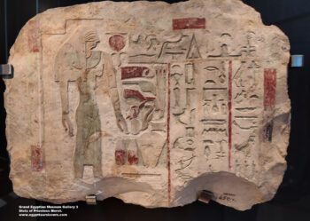 215-dynasty-3,-first-intermediate-period,-limestone,-Ancient-Egypt,-History-Pharaohs,-Grand-Egyptian-Museum,-Stela-of-Priestess-Meret