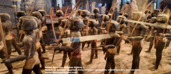 265_1--Dynasty-11,-plaster,-wood,-Assiut,-Models-of-Ancient-Egyptian-Army-soldiers,-spearmen,-shield-bearers,-and-archers,-Ancient-Egypt,-History-Pharaohs,-Grand-Egyptian-Museum