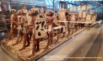265_3--Dynasty-11,-plaster,-wood,-Assiut,-Models-of-Ancient-Egyptian-Army-soldiers,-spearmen,-shield-bearers,-and-archers,-Ancient-Egypt,-History-Pharaohs,-Grand-Egyptian-Museum