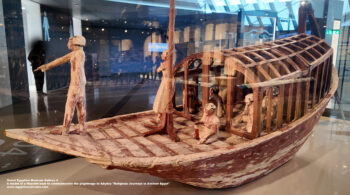 266_1-Dynasty-11,-plaster,-wood,-Assiut,-model-of-a-Mesehti-boat-to-commemorate-the-pilgrimage,-Abydos,-Religious-Journeys-Ancient-Egypt,-History-Pharaohs,-Grand-Egyptian-Museum