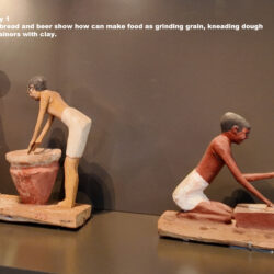 37_2 Ancient Egypt, History Pharaohs, Grand Egyptian Museum, Dynasty 6, Neolithic period, limestone, wood, pottery, giza, meir, abu rawash, merimda beni salama, food preparation, Statuettes of servants