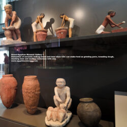 37_3 Ancient Egypt, History Pharaohs, Grand Egyptian Museum, Dynasty 6, Neolithic period, limestone, wood, pottery, giza, meir, abu rawash, merimda beni salama, food preparation, Statuettes of servants
