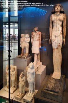 55-Dynasty-5,-wood,-plaster,-Saqqara,-Ancient-Egypt,-History-Pharaohs,-Grand-Egyptian-Museum,-Priest-Akhtihotep-was-director-of-the-wab-priests-of-the-Sekhmet-god-of-the-great-house