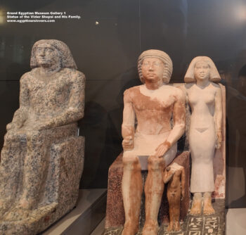 65-Dynasty-5,-limestone,-Saqqara,-Statue-of-the-Vizier-Shepsi-and-His-Family,-Ancient-Egypt,-History-Pharaohs,-Grand-Egyptian-Museum