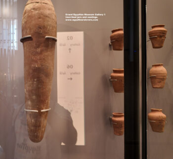 78-Dynasty-1,-first-intermediate-period,-pottery,-mud,-fayum,-meir,Abydos,-kafr-ammar,-Ancient-Egypt,-History-Pharaohs,-Grand-Egyptian-Museum,-Inscribed-jars-and-sealings