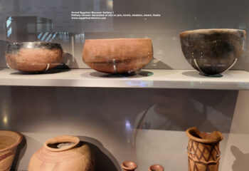 88_2-Neolithic-period,-Dynasty-6,-Pottery-vessels-decorated,-Ancient-Egypt,-History-Pharaohs,-Grand-Egyptian-Museum,-adima,-abu-rawash,-gebel-ramlah,-merimeda-beni-salama
