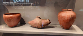 88_4-Neolithic-period,-Dynasty-6,-Pottery-vessels-decorated,-Ancient-Egypt,-History-Pharaohs,-Grand-Egyptian-Museum,-adima,-abu-rawash,-gebel-ramlah,-merimeda-beni-salama