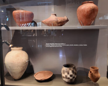 88_5-Neolithic-period,-Dynasty-6,-Pottery-vessels-decorated,-Ancient-Egypt,-History-Pharaohs,-Grand-Egyptian-Museum,-adima,-abu-rawash,-gebel-ramlah,-merimeda-beni-salama