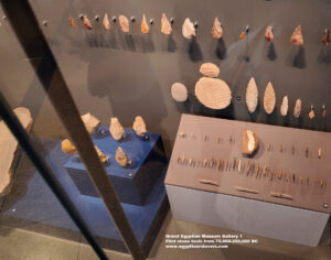 9 Middle Paleolithic, Flint stone tools, Luxor, wadi el-sheikh, kharage oasis, duch, Merimda Beni-Salama, edfu, Scrapers, cutting, mining, Ancient Egypt, History Pharaohs, Grand Egyptian Museum