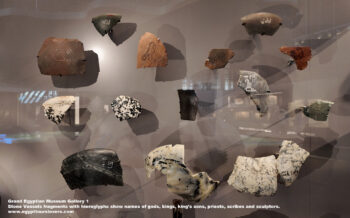 93-Naqada-III-period,-Dynasty-3,-Ancient-Egypt,-History-Pharaohs,-Grand-Egyptian-Museum,-diorite,-greywacke,-breccia,-Saqqara,-naqada,-Abydos,-adaima,-Stone-Vessels-fragments-with-hieroglyphs