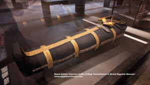 Black-Golden-Funerary-Coffin-of-King-Tutankhamun-Treasures-in-Grand-Egyptian-Museum