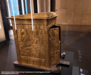 Gilded-Wooden-Statue-Shrine-of-King-Tutankhamun-Treasures-in-Grand-Egyptian-Museum