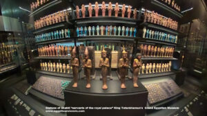 statues-of-Shabti-“servants-of-the-royal-palace”-King-Tutankhamun's--Grand-Egyptian-Museum