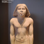 28-Dynasty-5,-Limestone,-Statue-of-Nefer,-Ancient-Egypt,-History-Pharaohs,-Grand-Egyptian-Museum,-the-crypt,-secret-chamber-of-his-tomb-in-Abusir,-overseer-of-the-scribes